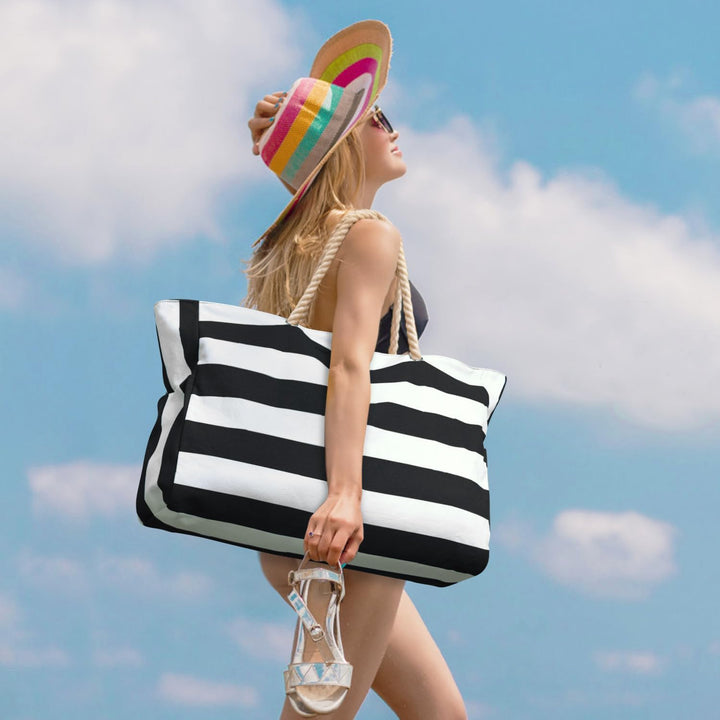 Beach-proof large waterproof tote, unisex, perfect for sandy adventures.