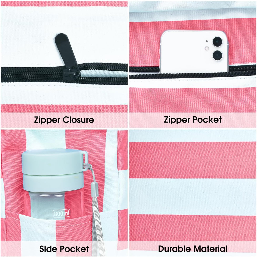 Unisex large capacity waterproof tote, versatile for work & travel.