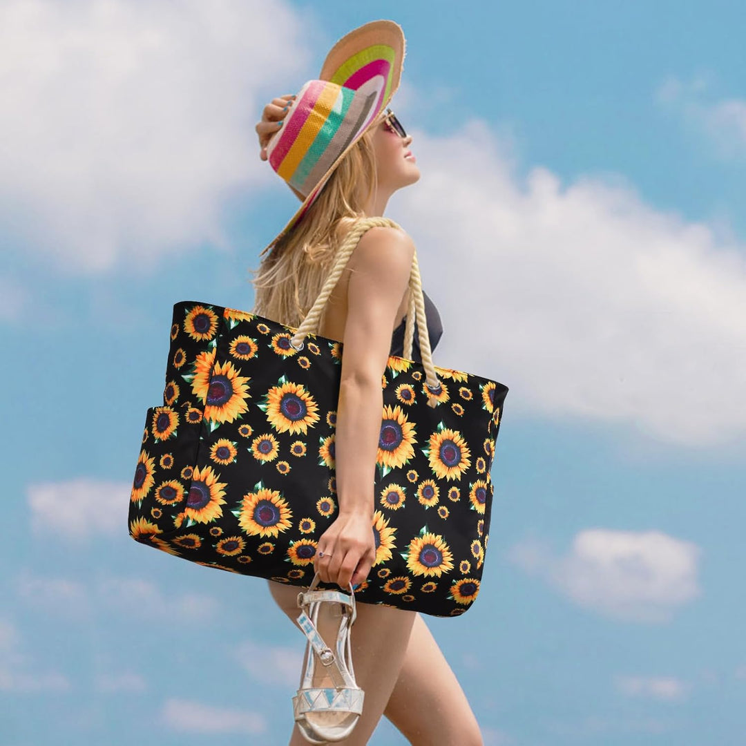 Reflective large waterproof tote, unisex for safety during travel.