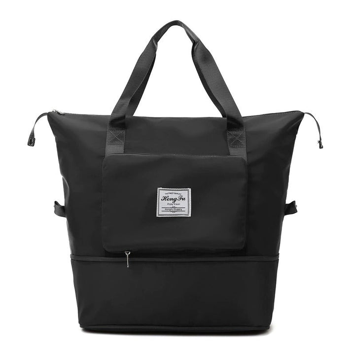 Waterproof weekender travel duffel bag, durable and lightweight, perfect for any journey.