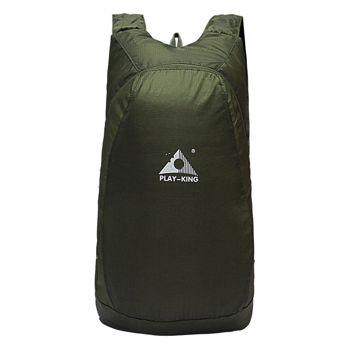 Foldable 20L water-resistant travel backpack, lightweight design for outdoor adventures & daily use.