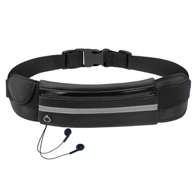 Durable lightweight waterproof fitness waist pack with adjustable belt for all outdoor activities.