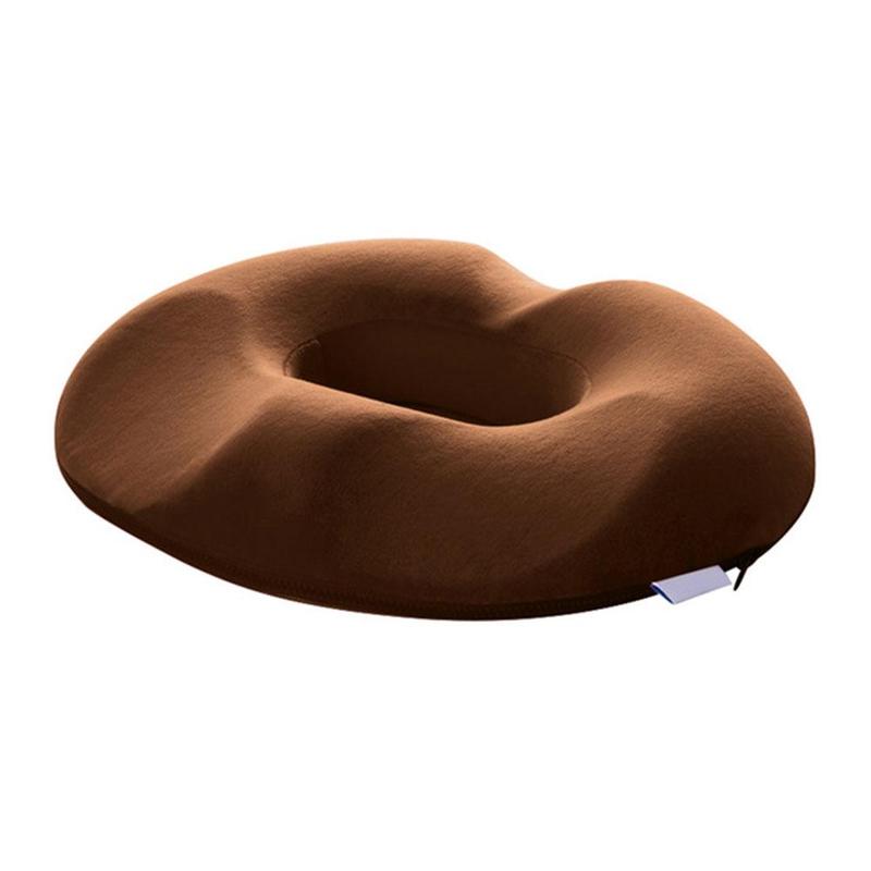 Pain-reducing seat cushion for tailbone & hemorrhoid relief. Ergonomic memory foam ensures comfortable, pressure-free sitting.