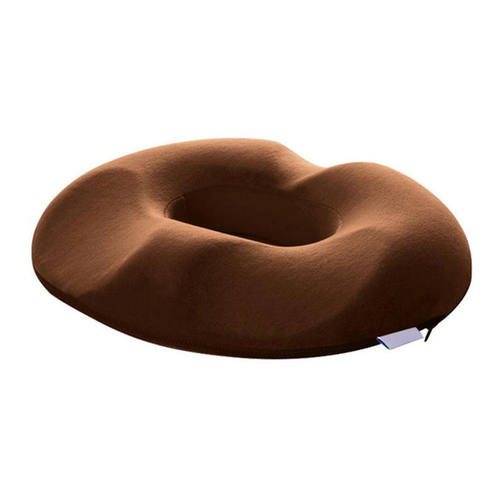 Pain-reducing seat cushion for tailbone & hemorrhoid relief. Ergonomic memory foam ensures comfortable, pressure-free sitting.