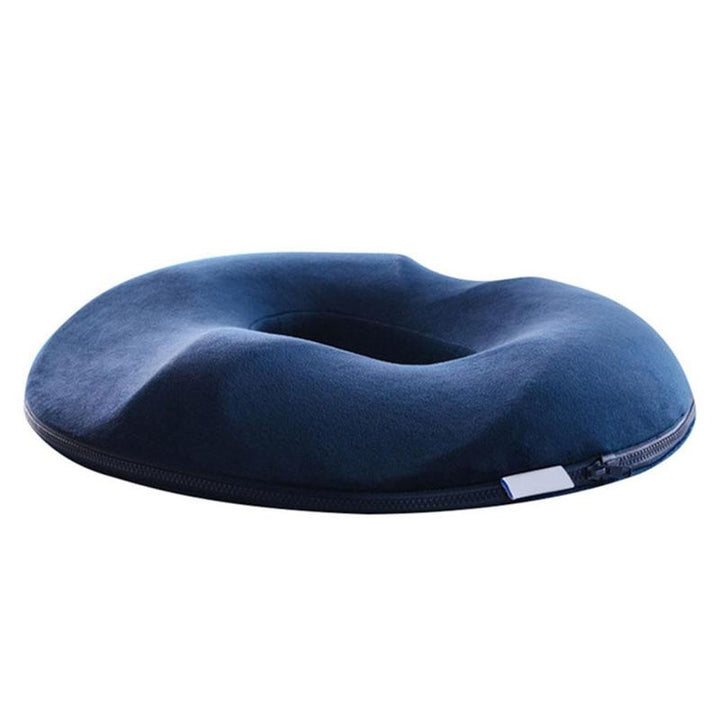 Hemorrhoid relief seat cushion. Ergonomic design & memory foam provide comfortable pressure relief for sitting.
