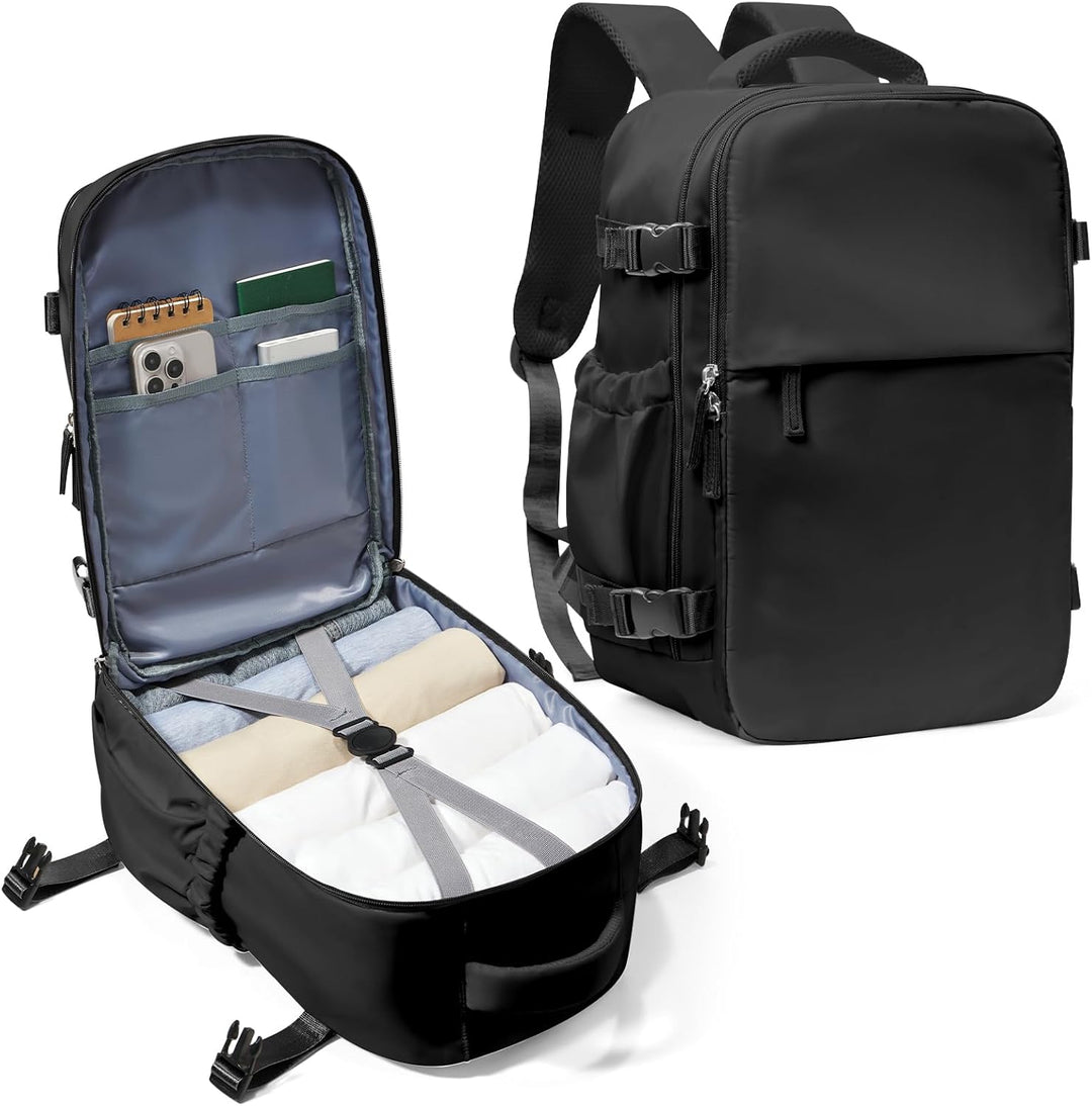 Modern multi-compartment laptop carry bag, unisex, with adjustable strap for a sophisticated look.