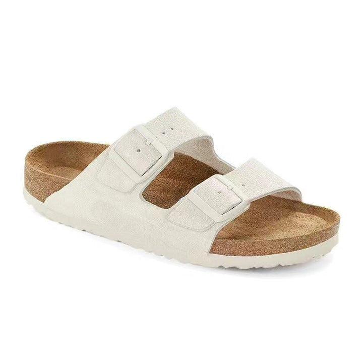 Unisex orthopaedic footbed sandals with comfortable arch support, adjustable straps, and lightweight design for everyday wear.