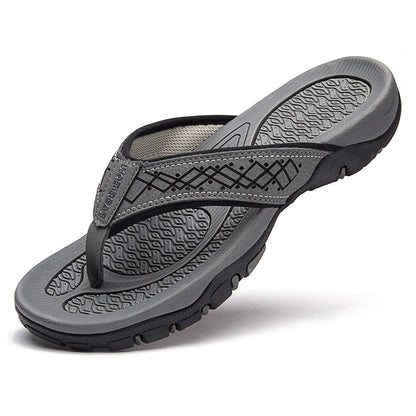 Unisex orthopedic arch support slippers for casual comfort and foot pain relief.