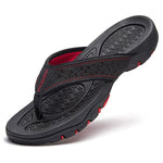 Black with red