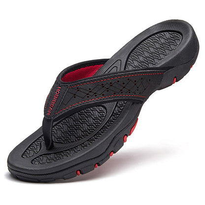 Breathable indoor slippers with arch support, designed for unisex orthopedic comfort.