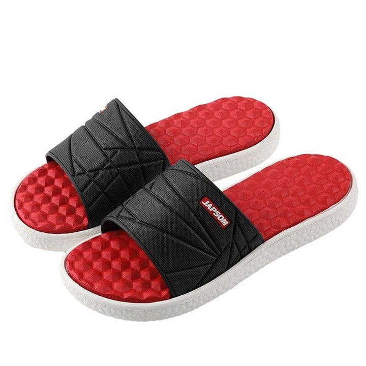 Comfortable orthopedic slippers featuring robust arch support, ideal for indoor wear.