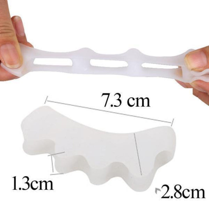 Orthopedic gel silicone toe corrector & separator for bunions, foot health, and daily comfort.
