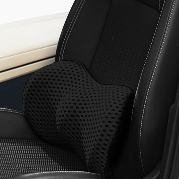 Daily support back cushion for sitting comfort, orthopedic lumbar relief, perfect for home or travel.