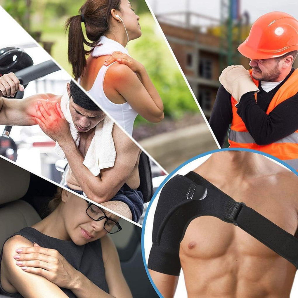 Orthopedic shoulder support brace for men & women, offering comfortable pain relief & stability