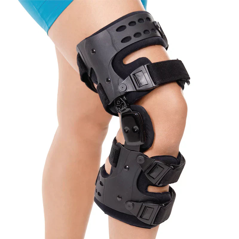 Unisex osteoarthritis unloader knee brace. Provides pain relief & joint support for arthritis.