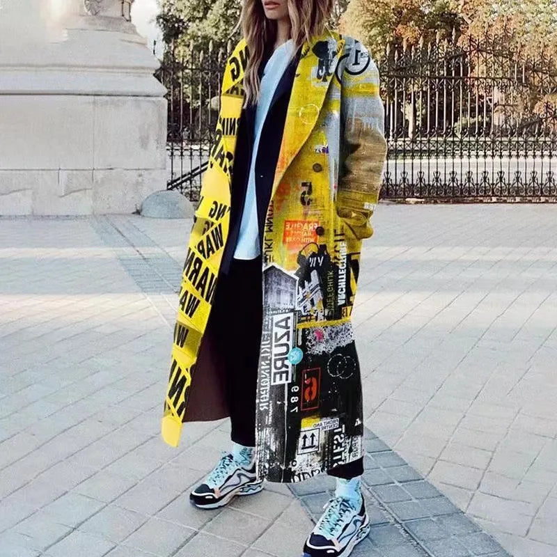Comfortable and stylish oversized coat, a versatile unisex jacket for everyday wear.