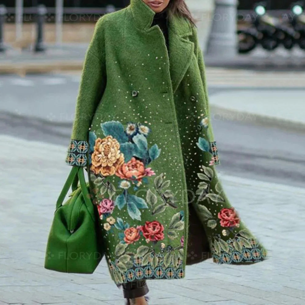 Chic oversized coat, offering stylish comfort and versatile wear for men and women.
