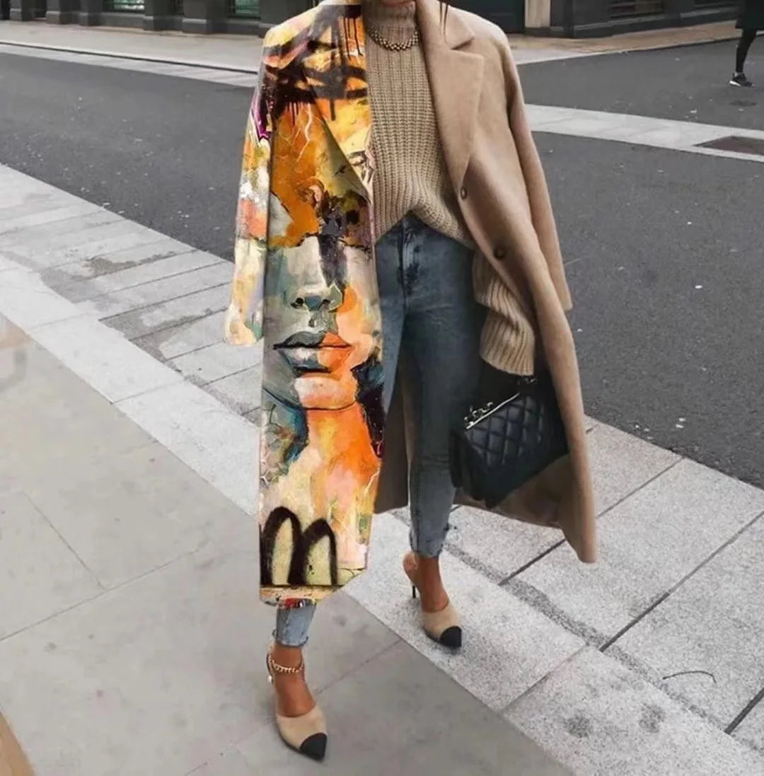 Modern oversized unisex jacket, designed for ultimate comfort and fashionable style.