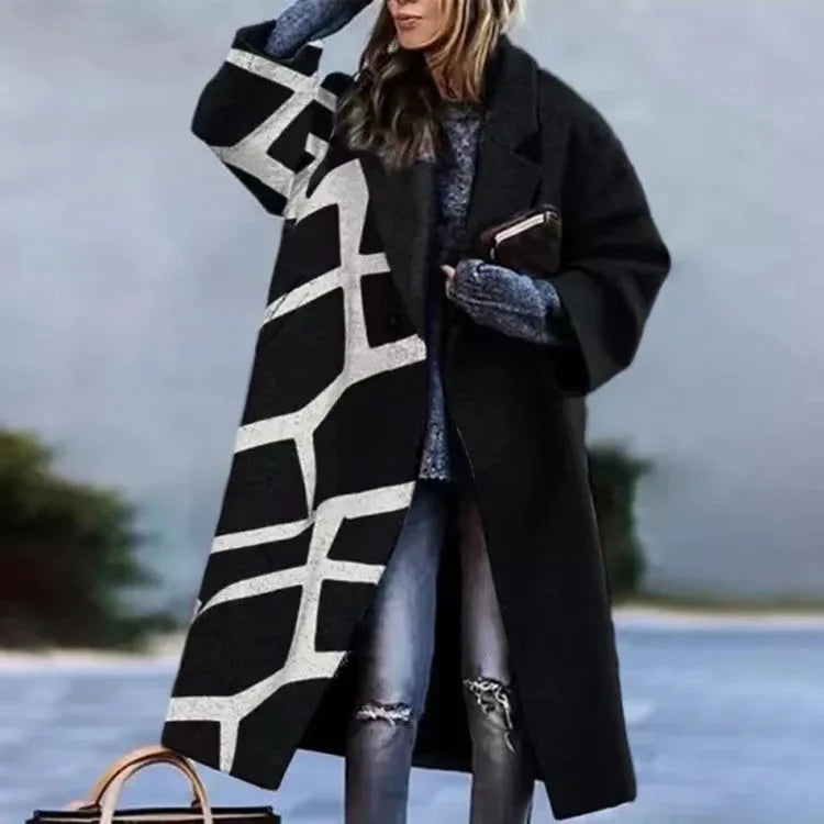 Fashionable oversized jacket, offering supreme comfort and versatile style for all.