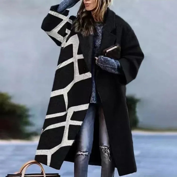 Fashionable oversized jacket, offering supreme comfort and versatile style for all.