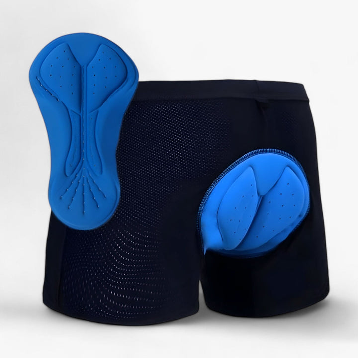 Unisex padded cycling & motorcycle shorts for comfortable long rides. Shock-absorbing gel ensures biker protection.