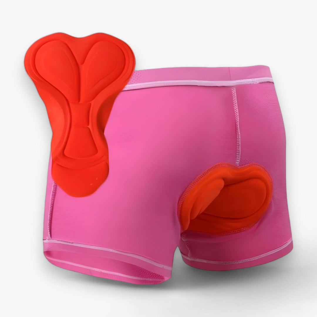 Comfort-enhancing unisex padded shorts for motorcycle riding. Gel padding provides superior shock absorption & protection.