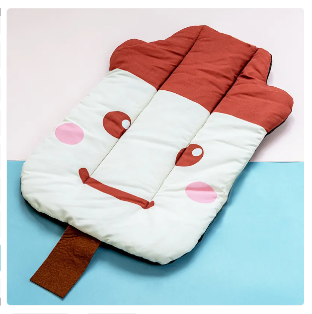 Cute dessert-style cooling gel mat for pets, perfect for hot summer days & comfort.