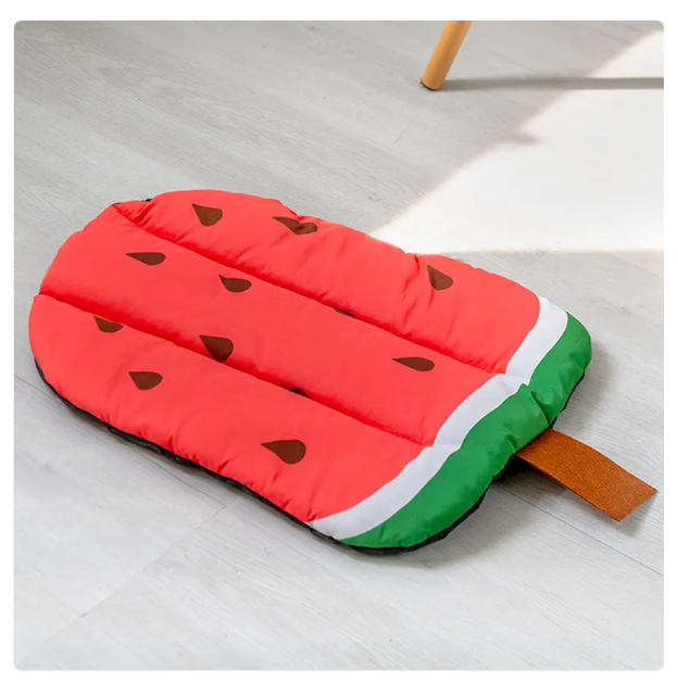 Stylish fruit or dessert design pet cooling mat, great for cats & dogs to beat summer heat.