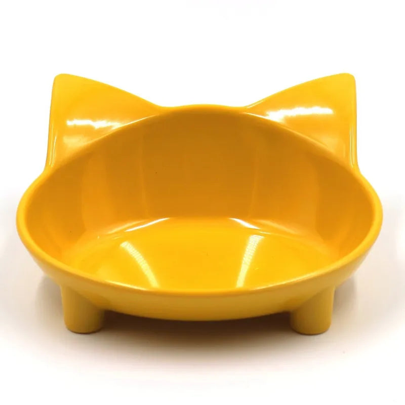 Adorable kitten & puppy bowl with unique cat ear design. Essential & easy-clean pet feeding dish for small animals.