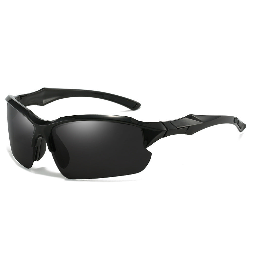 Unisex sports eyewear with polarized lenses, perfect for running, cycling, and hiking adventures