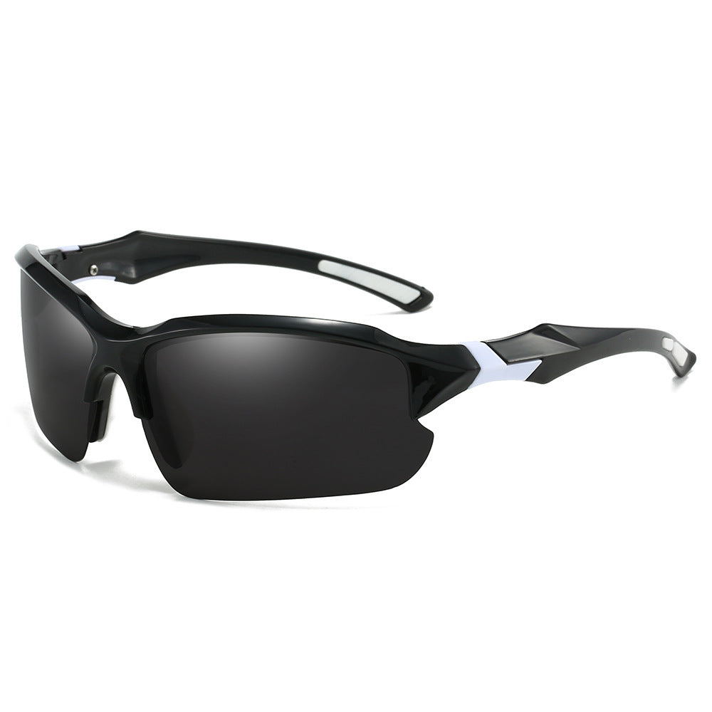 Sporty polarized sunglasses providing excellent UV protection for all outdoor enthusiasts