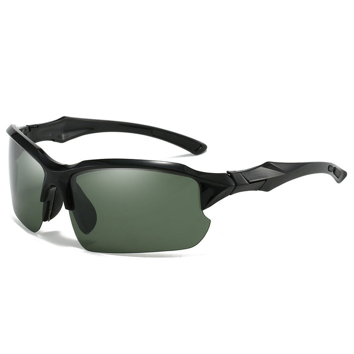 Polarized sports sunglasses offering superior eye protection for cycling and running