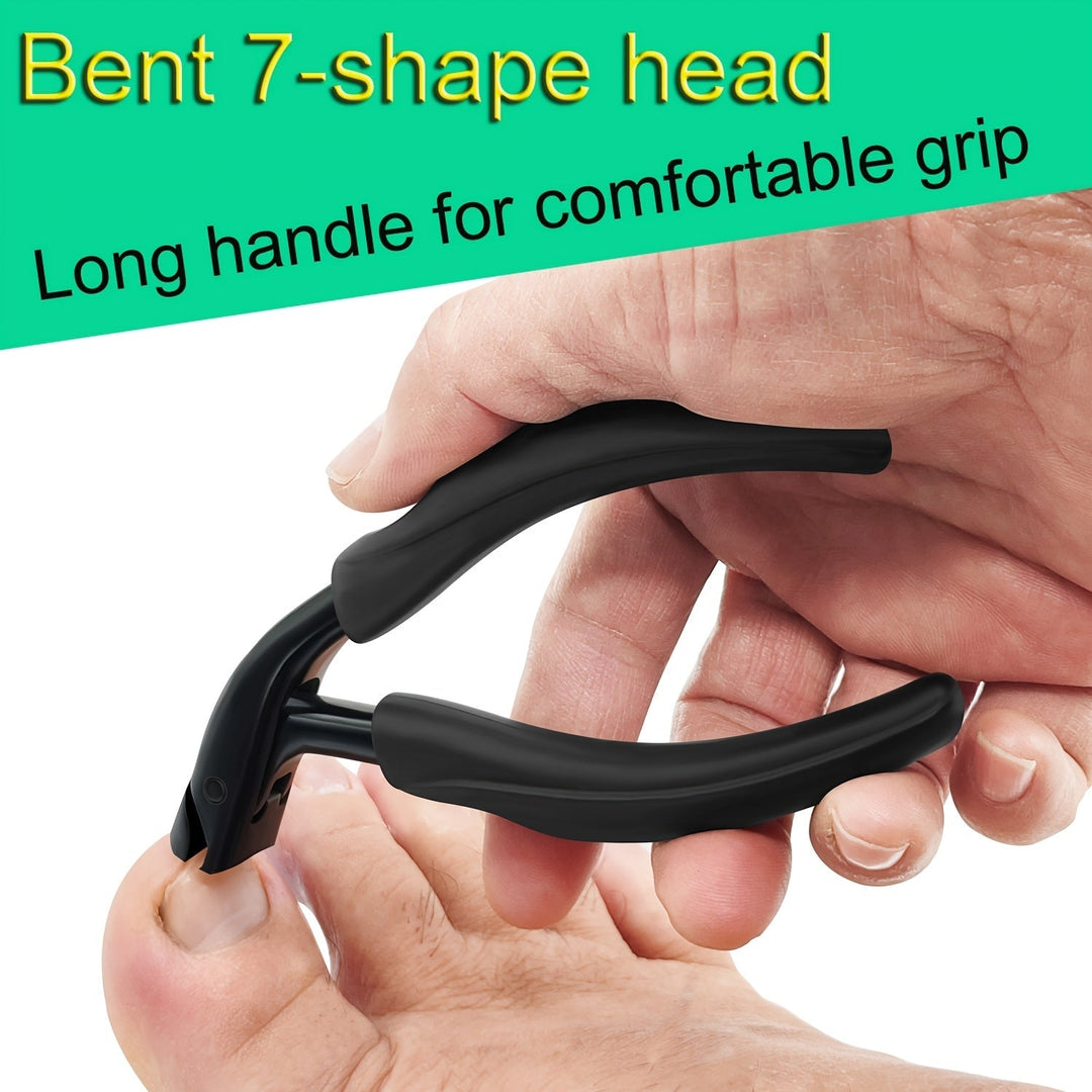 Unisex professional toenail clipper. Expert tool for ingrown & thick nails, perfect for seniors.