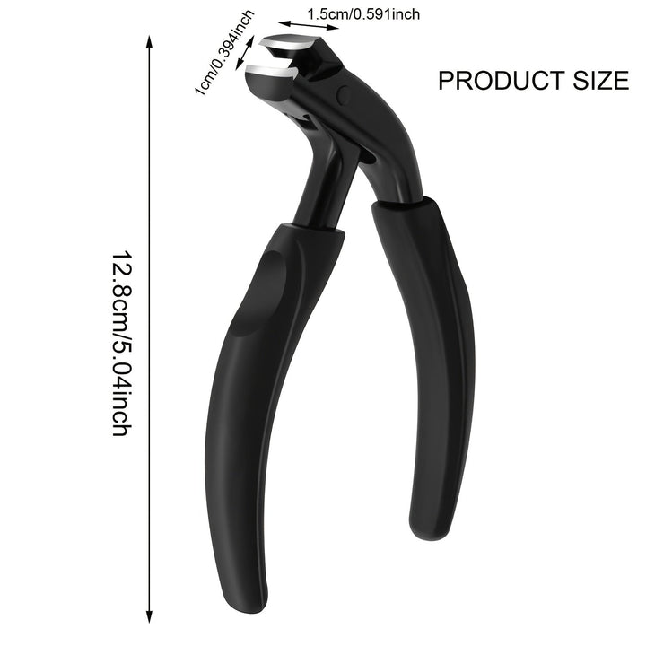 Professional grade toenail clipper for thick, ingrown nails. Essential foot care & pedicure tool.