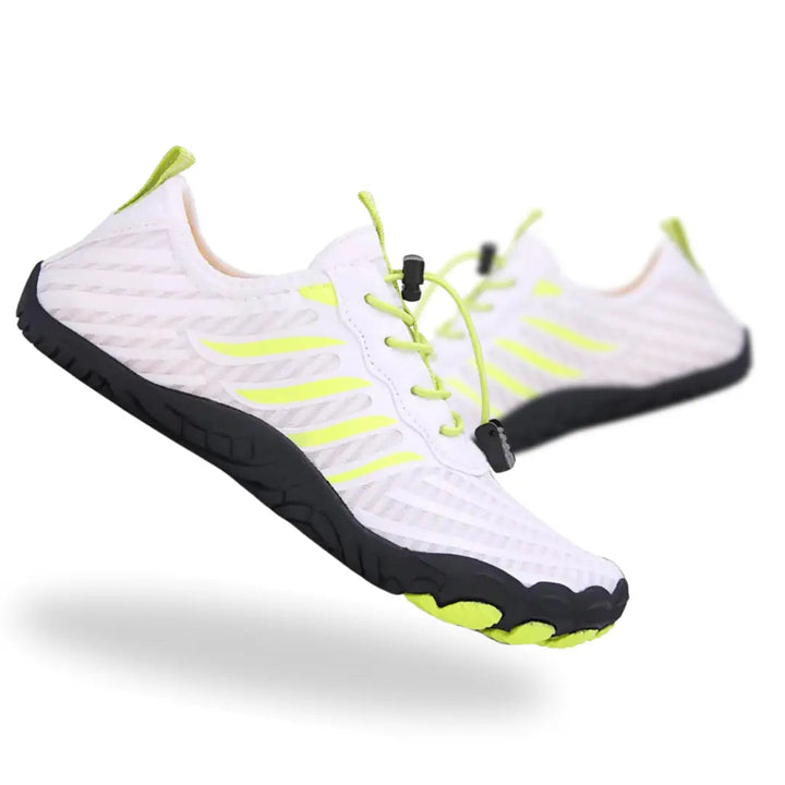 Unisex Quick-Lace Barefoot Shoes. Lightweight, flexible sole, wide toe box for natural comfort.