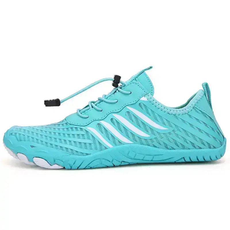 Barefoot shoes with quick laces, designed for ultimate comfort. Lightweight, flexible, and unisex.