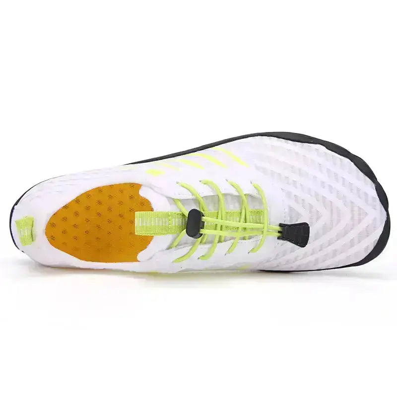 Everyday wear barefoot shoes with quick laces. Lightweight design and flexible for all-day comfort.
