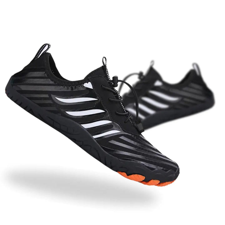 Toggle-lace barefoot shoes, offering a natural feel. Lightweight, wide toe box, perfect for walking.