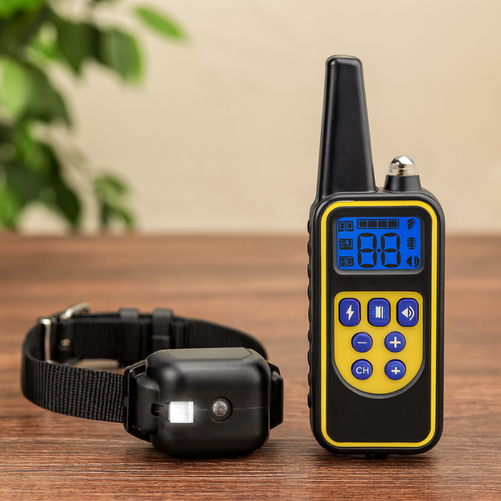 Unisex remote dog training collar for effective behavior control & obedience. Ideal for pet owners.