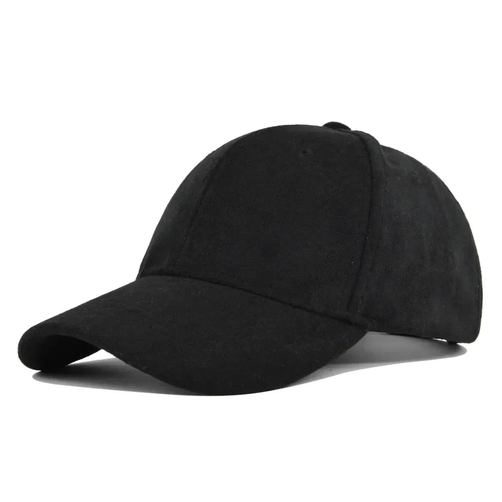 Unisex retro streetwear baseball cap in black, adjustable snapback for urban style.