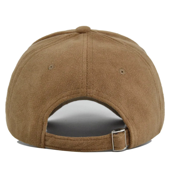 Vintage style adjustable unisex baseball cap, perfect for a retro streetwear ensemble.
