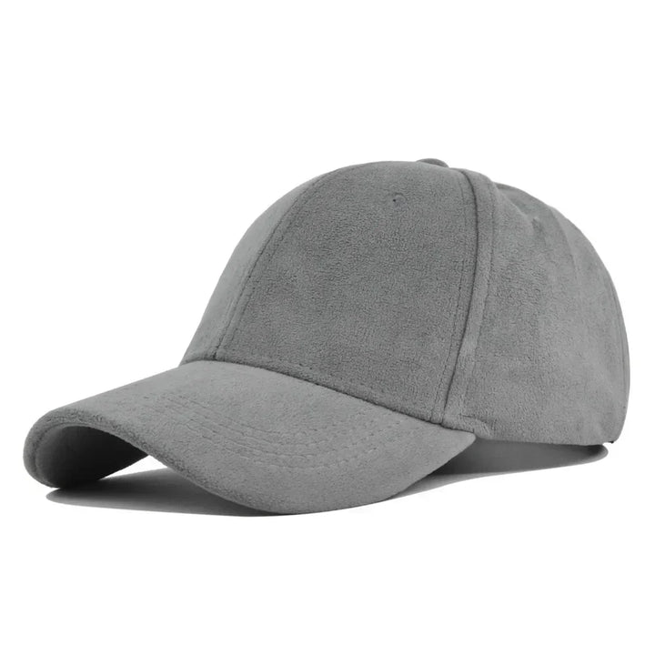 Streetwear baseball cap, unisex, adjustable fit, embodying retro urban fashion.