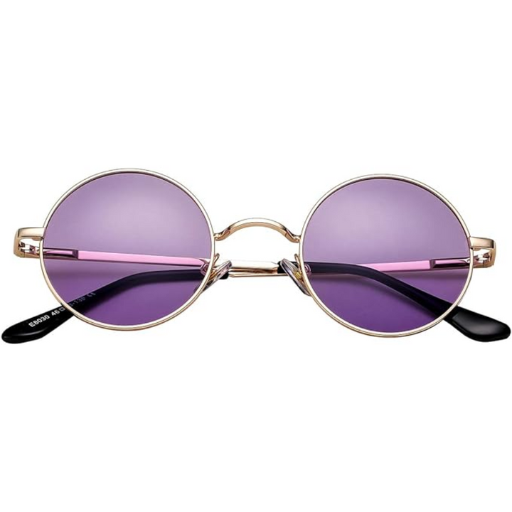Unisex round polarized sunglasses. Stylish, classic design with UV protection for everyday wear.