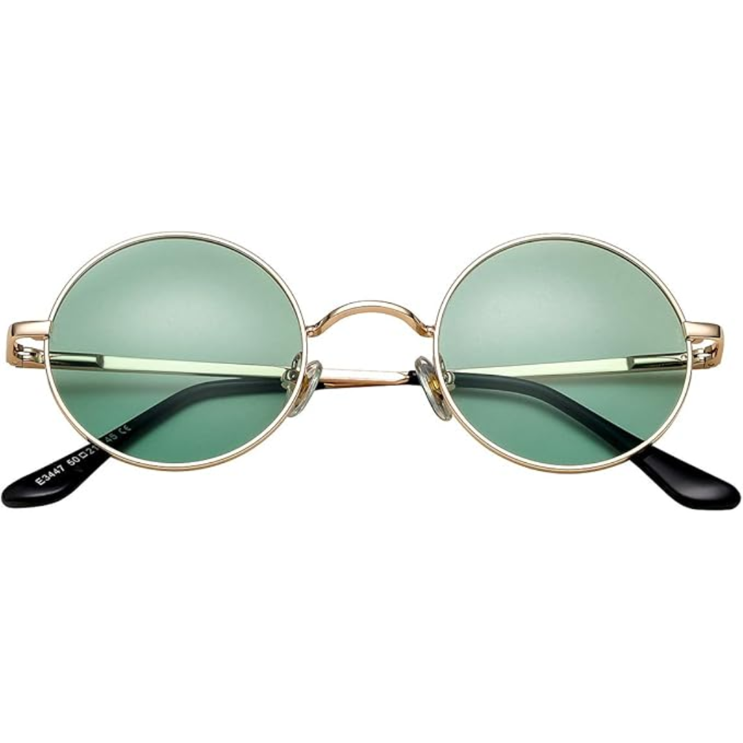 Comfort fit unisex round polarized sunglasses. Durable, lightweight, & offers excellent UV eye protection.