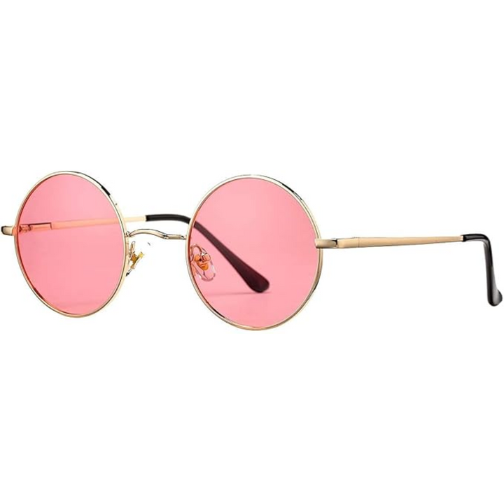 Round frame polarized sunglasses. Unisex classic design provides essential UV protection for outdoor adventures.