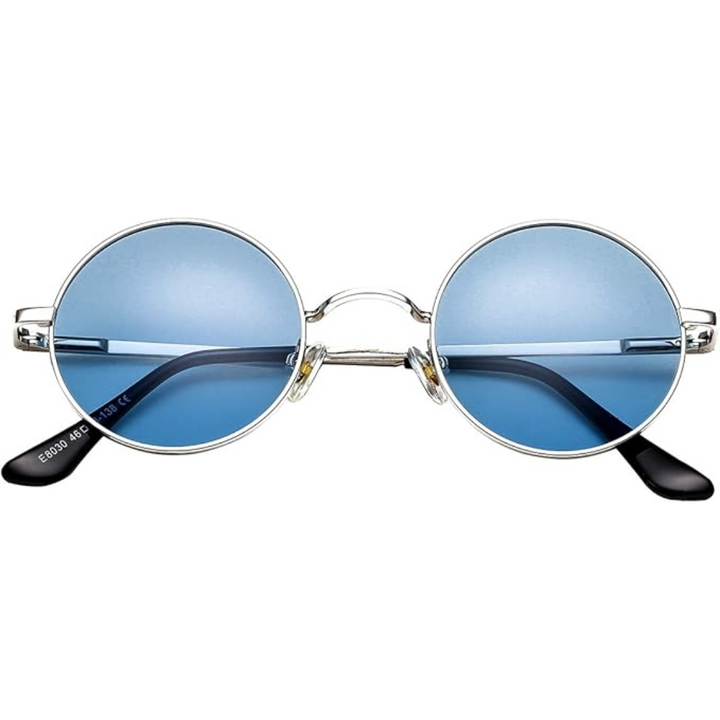 Trendy round polarized sunglasses. Unisex eyewear for fashion accessories, offering superior UV protection.