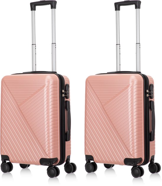 Versatile Santorini hard shell luggage set. A 2-piece travel suitcase collection for all your journeys.