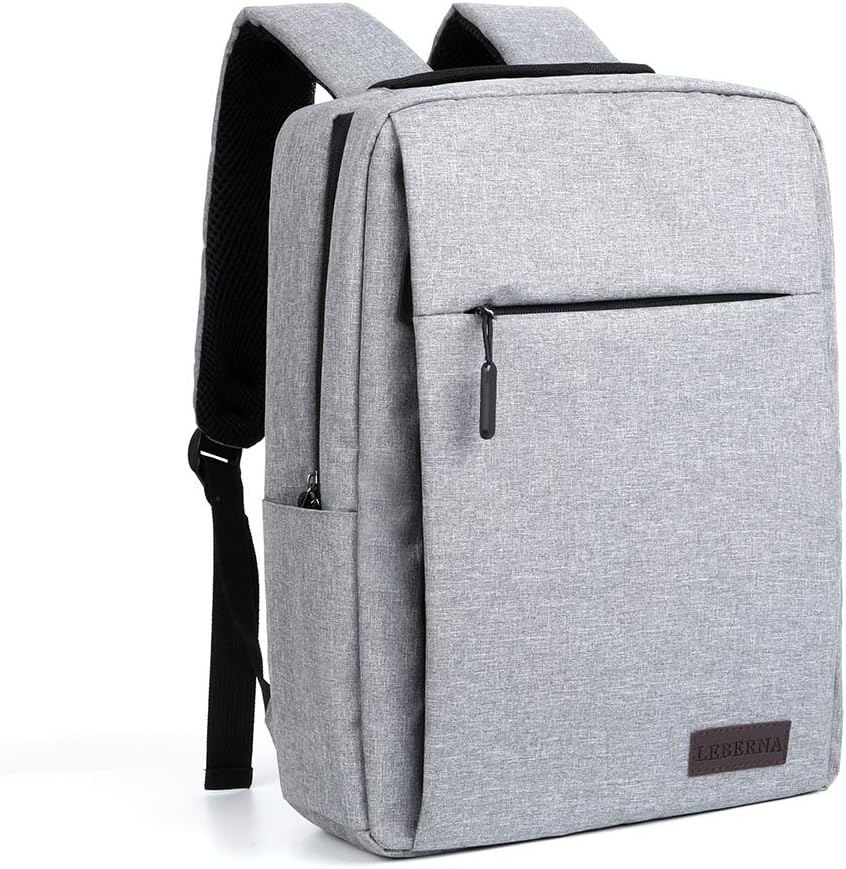 Unisex slim waterproof laptop backpack with USB charging port for everyday use.