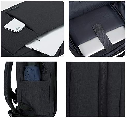 Durable waterproof laptop backpack, slim design with convenient USB charging for tech essentials.