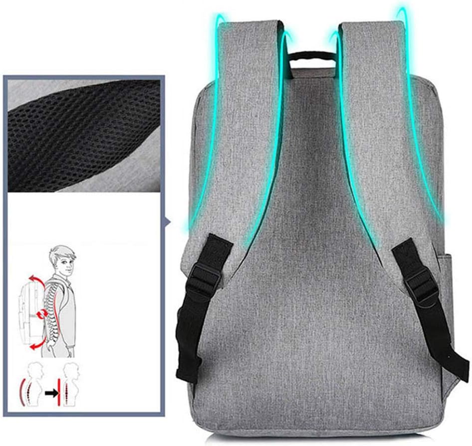 Student-friendly school laptop backpack, slim, waterproof, with USB charging for devices.